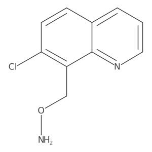 O-[(7-chloroquinolin-8-yl)methyl]hydroxylamine结构式