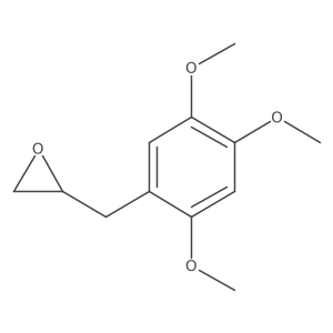 2-[(2,4,5-Trimethoxyphenyl)methyl]oxirane Structure