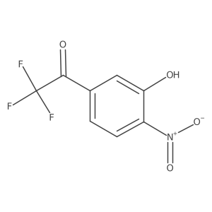 2,2,2-Trifluoro-1-(3-hydroxy-4-nitrophenyl)ethan-1-one Structure