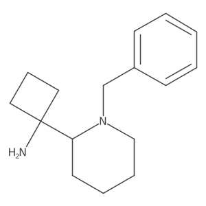 1-(1-Benzylpiperidin-2-yl)cyclobutan-1-amine结构式