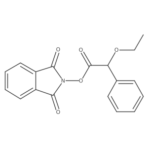 1,3-dioxo-2,3-dihydro-1H-isoindol-2-yl 2-ethoxy-2-phenylacetate结构式