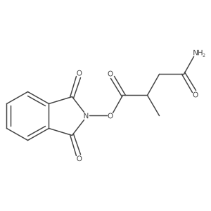1,3-dioxo-2,3-dihydro-1H-isoindol-2-yl 3-carbamoyl-2-methylpropanoate Structure