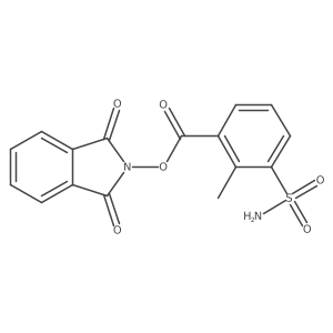1,3-dioxo-2,3-dihydro-1H-isoindol-2-yl 2-methyl-3-sulfamoylbenzoate Structure