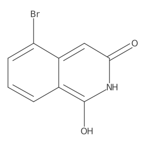 5-Bromo-3-hydroxyisoquinolin-1(2H)-one结构式