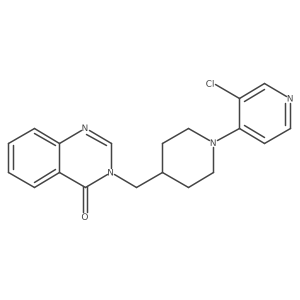 3-[[1-(3-Chloropyridin-4-yl)piperidin-4-yl]methyl]quinazolin-4-one结构式