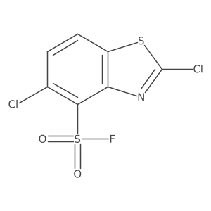 2,5-Dichloro-1,3-benzothiazole-4-sulfonyl fluoride Structure