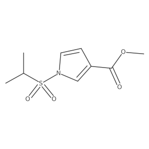 methyl 1-(isopropylsulfonyl)-1H-pyrrole-3-carboxylate Structure