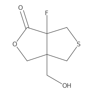 3a-Fluoro-6a-(hydroxymethyl)-4,6-dihydro-1H-thieno[3,4-c]furan-3-one结构式