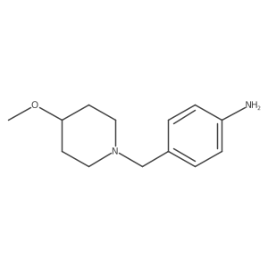 4-(4-Methoxypiperidinomethyl)-aniline结构式