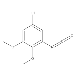 5-Chloro-1-isocyanato-2,3-dimethoxybenzene Structure