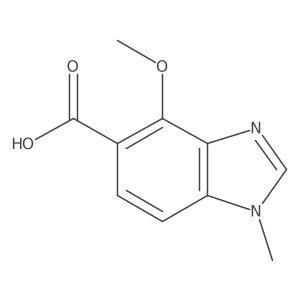 4-methoxy-1-methyl-1H-Benzimidazole-5-carboxylic acid Structure