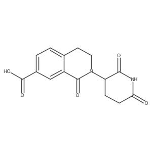 2-(2,6-Dioxopiperidin-3-yl)-1-oxo-1,2,3,4-tetrahydroisoquinoline-7-carboxylic acid Structure