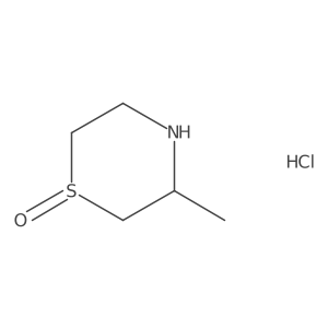 3-Methylthiomorpholine 1-oxide hydrochloride结构式