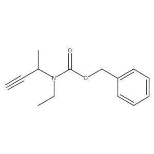 benzyl N-(but-3-yn-2-yl)-N-ethylcarbamate Structure