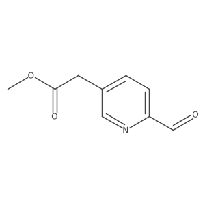 Methyl 6-formyl-3-pyridineacetate Structure