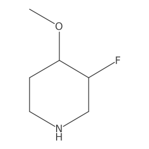3-fluoro-4-((2)H)methoxy(2,2,3,4,5,5,6,6-(2)H)piperidine结构式