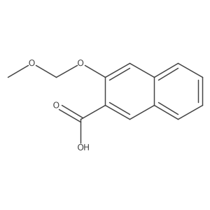 3-(Methoxymethoxy)-2-naphthalenecarboxylic acid结构式
