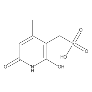 1,2-Dihydro-6-hydroxy-4-methyl-2-oxo-3-pyridinemethanesulfonic acid Structure