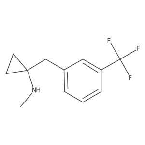 N-methyl-1-{[3-(trifluoromethyl)phenyl]methyl}cyclopropan-1-amine Structure