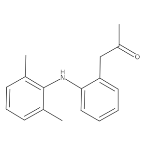 1-[2-[(2,6-Dimethylphenyl)amino]phenyl]-2-propanone Structure