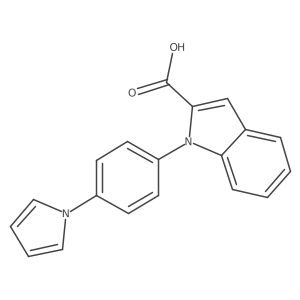 1h-Indole-2-carboxylic acid,1-[4-(1h-pyrrol-1-yl)phenyl]-结构式