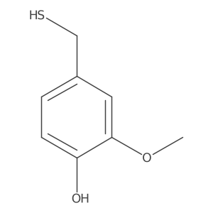 2-Methoxy-4-(sulfanylmethyl)phenol结构式