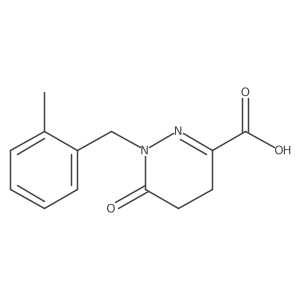 1-(2-Methylbenzyl)-6-oxo-1,4,5,6-tetrahydropyridazine-3-carboxylic acid结构式