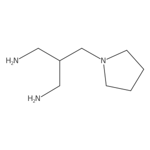 2-(Pyrrolidin-1-ylmethyl)propane-1,3-diamine结构式