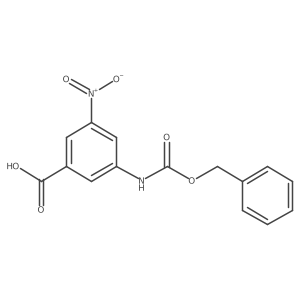 3-{[(Benzyloxy)carbonyl]amino}-5-nitrobenzoic acid结构式