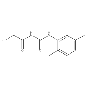 2-Chloro-N-((2,5-dimethylphenyl)carbamoyl)acetamide结构式