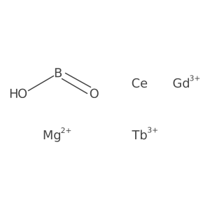 Magnesium;cerium;gadolinium(3+);oxoborinic acid;terbium(3+)结构式