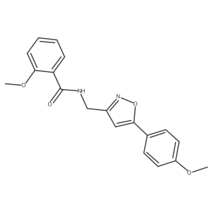 2-methoxy-N-((5-(4-methoxyphenyl)isoxazol-3-yl)methyl)benzamide Structure