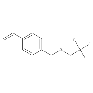1-Ethenyl-4-[(2,2,2-trifluoroethoxy)methyl]benzene Structure