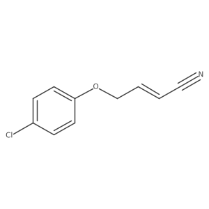 4-(4-Chlorophenoxy)-2-butenenitrile Structure