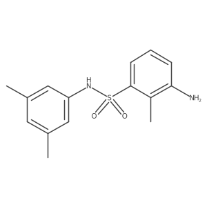 3-amino-N-(3,5-dimethylphenyl)-2-methylbenzenesulfonamide结构式