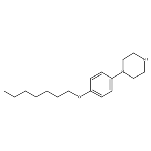 1-(4-Heptoxyphenyl)piperazine Structure