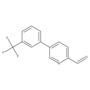 5-(3-(Trifluoromethyl)phenyl)picolinaldehyde结构式