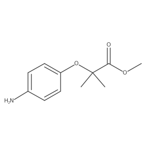 Methyl 2-(4-aminophenoxy)-2-methylpropanoate Structure