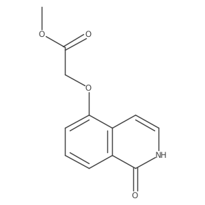 Methyl [(1-oxo-1,2-dihydroisoquinolin-5-yl)oxy]acetate Structure