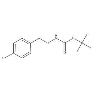 Tert-butyl 4-chlorobenzyloxycarbamate结构式