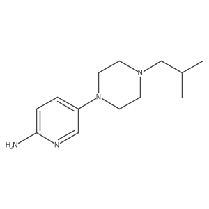 5-(4-Isobutylpiperazin-1-yl)pyridin-2-amine结构式