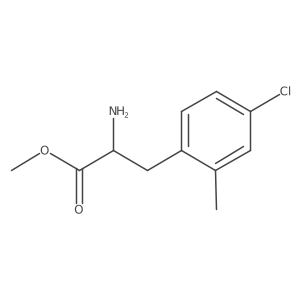 Methyl (S)-2-amino-3-(4-chloro-2-methylphenyl)propanoate Structure