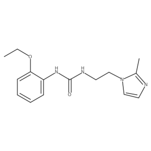 1-(2-ethoxyphenyl)-3-(2-(2-methyl-1H-imidazol-1-yl)ethyl)urea Structure