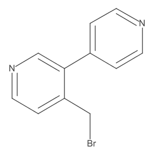 4-(Bromomethyl)-3,4'-bipyridine Structure