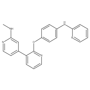 N-Methyl-2-[4-(2-pyridinylamino)phenoxy][3,4'-bipyridin]-2'-amine结构式