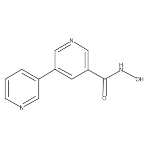 N-hydroxy-5-pyridin-3-ylpyridine-3-carboxamide Structure