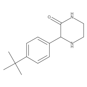 3-(4-Tert-butyl-phenyl)-piperazin-2-one Structure