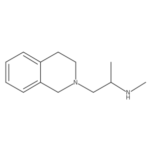 Methyl[1-(1,2,3,4-tetrahydroisoquinolin-2-yl)propan-2-yl]amine结构式