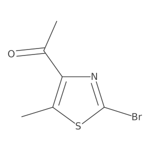 1-(2-Bromo-5-methyl-1,3-thiazol-4-yl)ethan-1-one Structure