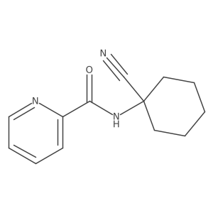N-(1-cyanocyclohexyl)pyridine-2-carboxamide Structure